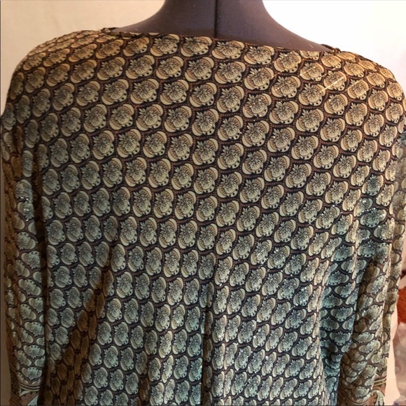 EUC-Blouse/Top In Earth-tones in size 30-32 - Picture 4 of 8